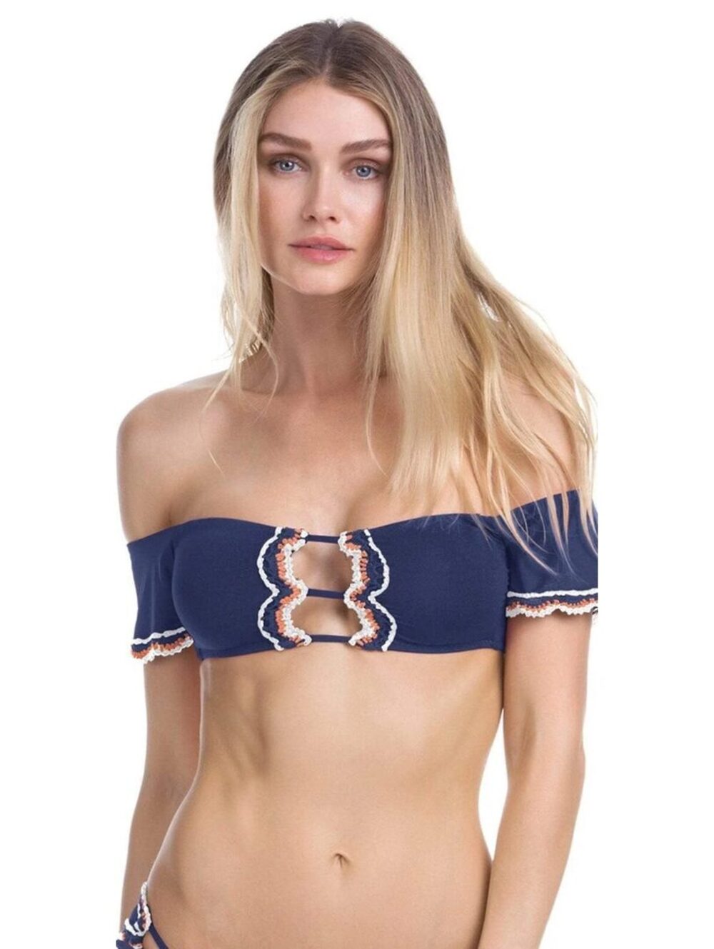 Becca Medina Cold Shoulder Bikini Top and Bottom